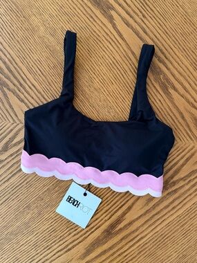 BEACH RIOT Marin Bikini Top - Sweet Berry Wave